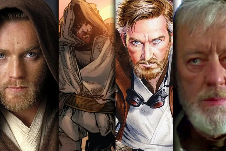 Obi-Wan Kenobi - aging through the years