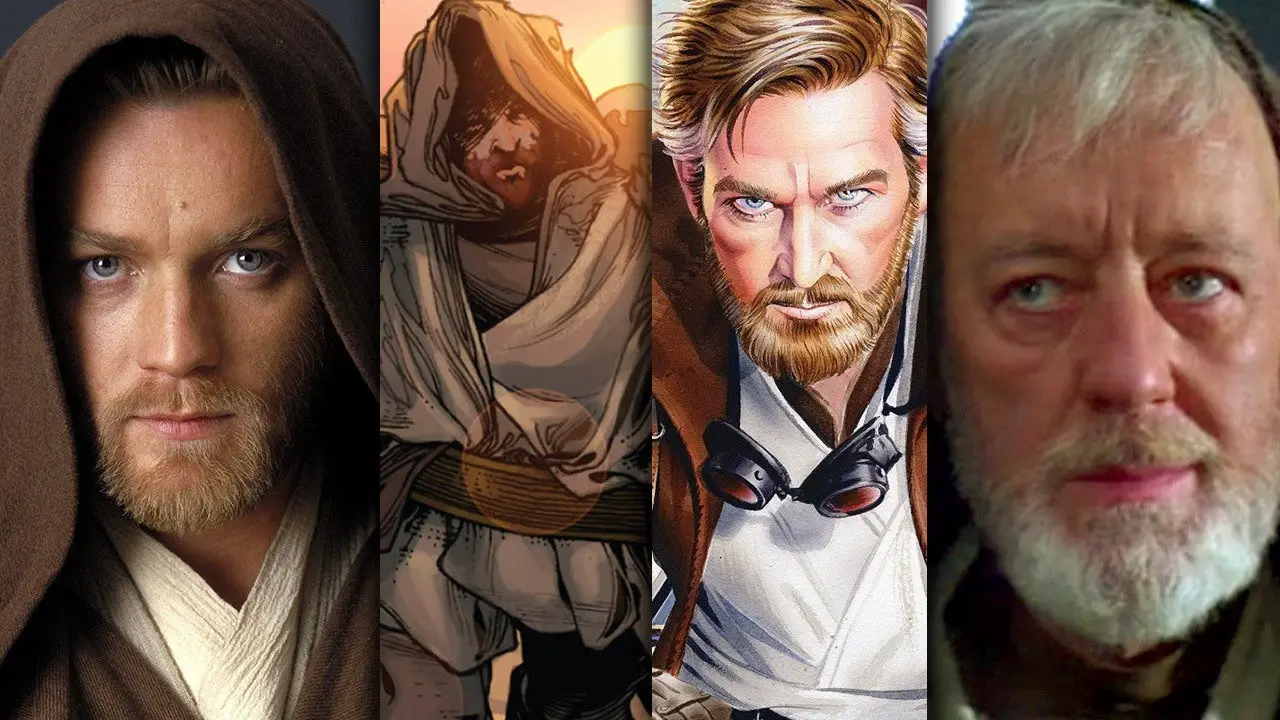 Obi-Wan Kenobi - aging through the years
