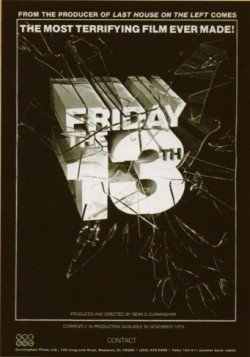 Friday the 13th - Original Poster