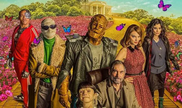 Doom Patrol Season 2 - poster featuring full cast