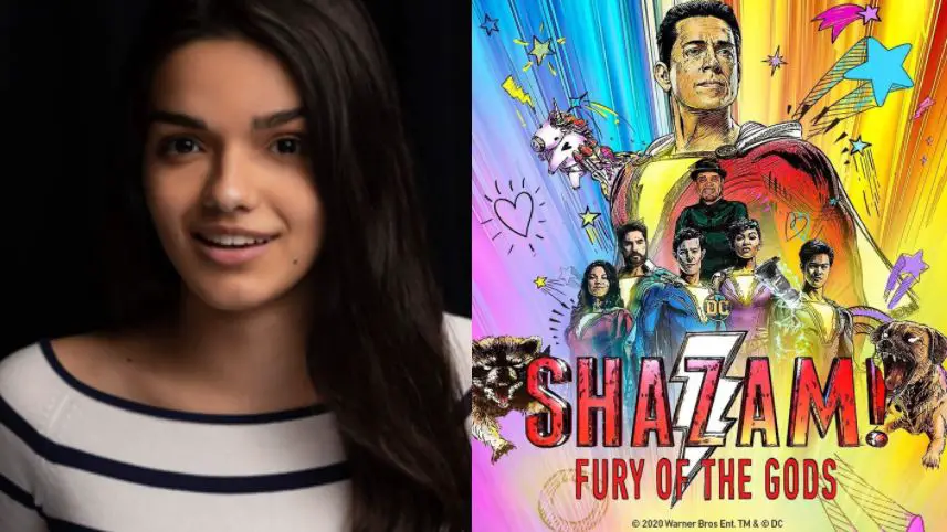 Rachel Zegler & The Cast of Shazam! Fury of the Gods Play With