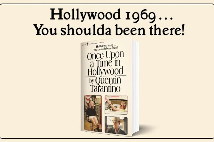 'Once Upon A Time In Hollywood' Novel Review