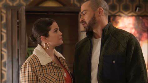 Only Murders in the Building - Selena Gomez (Mabel) and Jesse Williams (Tobert)